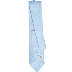 E.Marinella CRAVATTE|Cravatte Collezione Archivio|CRAVATTA IN SETA AZZURRA Collezione archivio anno 1977