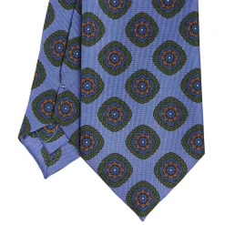 E.Marinella CRAVATTE|Cravatte Collezione Heritage|CRAVATTA IN SETA AZZURRO POLVERECollezione heritage