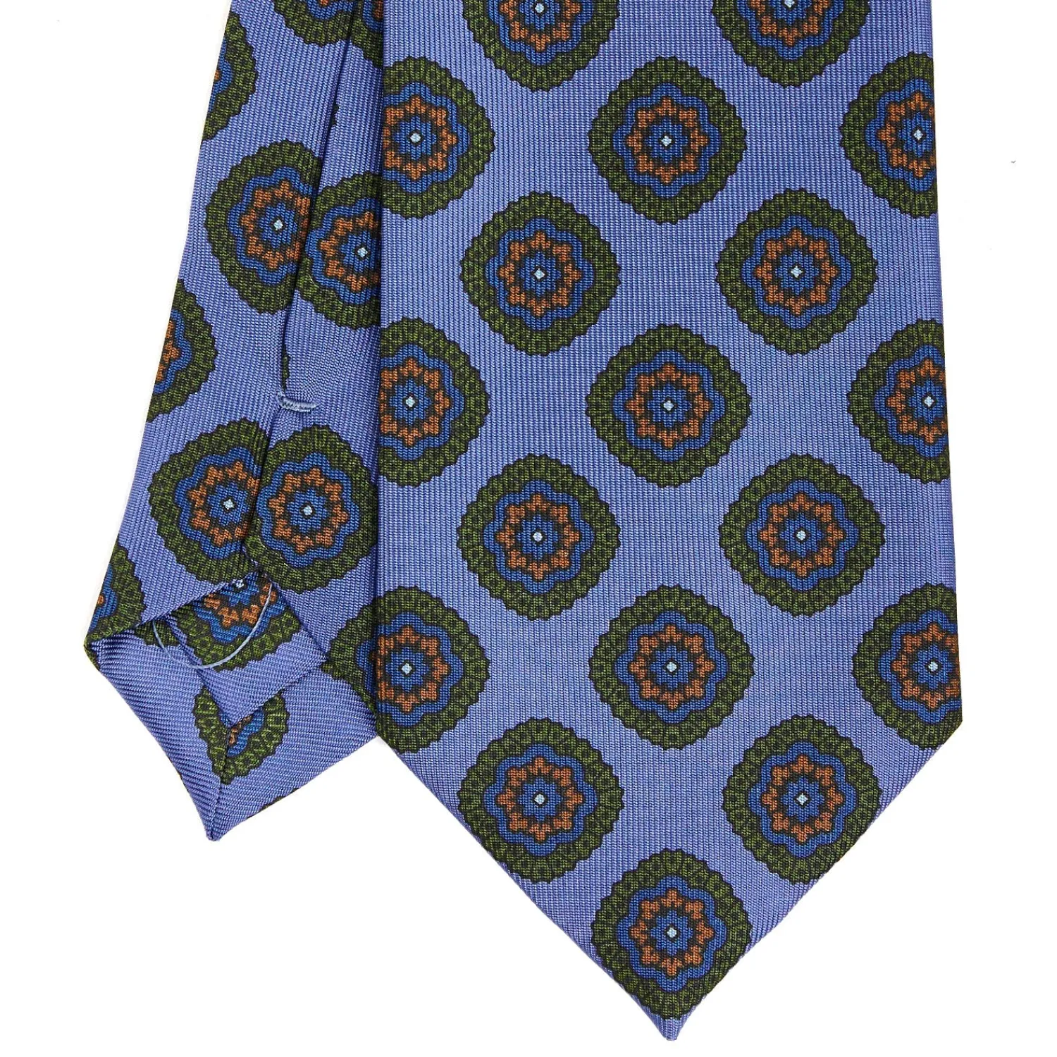 E.Marinella CRAVATTE|Cravatte Collezione Heritage|CRAVATTA IN SETA AZZURRO POLVERECollezione heritage
