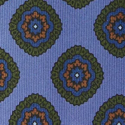 E.Marinella CRAVATTE|Cravatte Collezione Heritage|CRAVATTA IN SETA AZZURRO POLVERECollezione heritage