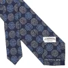 E.Marinella CRAVATTE|Cravatte Collezione Archivio|CRAVATTA IN SETA BLU Collezione archivio anno 1978