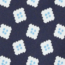 E.Marinella CRAVATTE|Cravatte Collezione Archivio|CRAVATTA IN SETA BLU SCURO Collezione archivio anno 1963