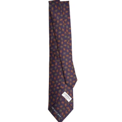 E.Marinella CRAVATTE|Cravatte Collezione Archivio|CRAVATTA IN SETA BLU SCURO Collezione archivio anno 1959