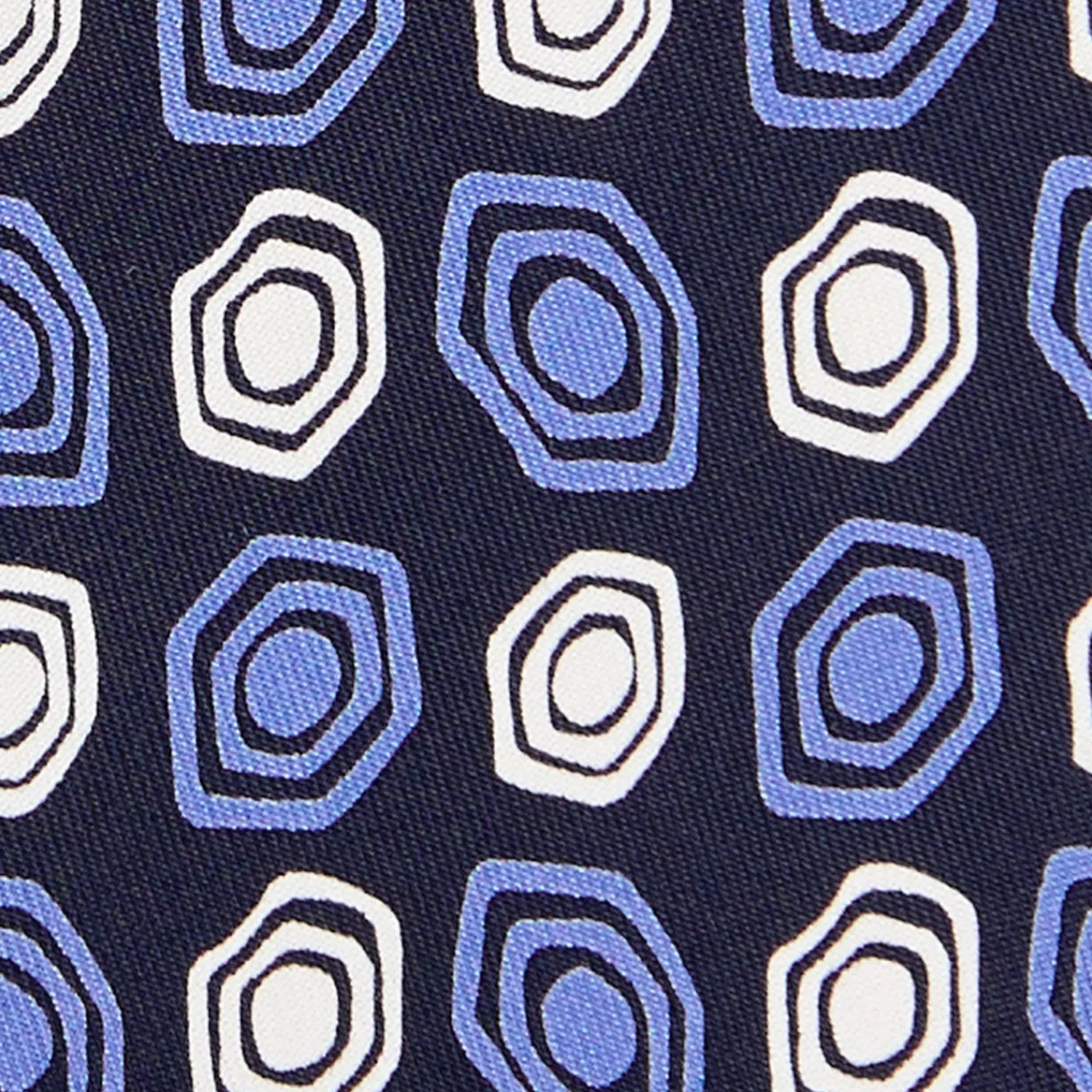 E.Marinella CRAVATTE|Cravatte Collezione Archivio|CRAVATTA IN SETA BLU SCURO Collezione archivio anno 1974