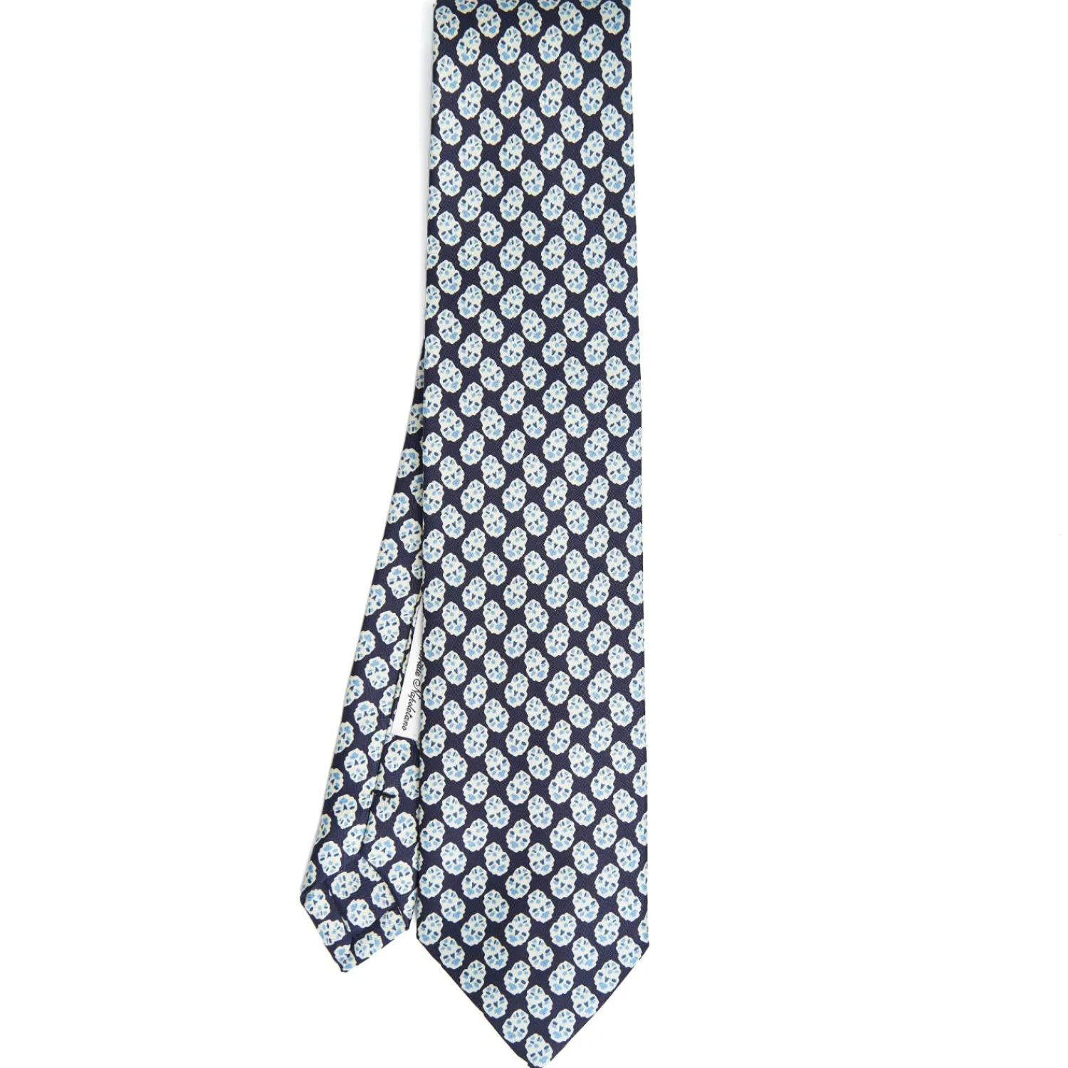 E.Marinella CRAVATTE|Cravatte Collezione Archivio|CRAVATTA IN SETA BLU SCURO Collezione archivio anno 1938