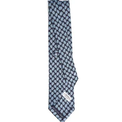 E.Marinella CRAVATTE|Cravatte Collezione Archivio|CRAVATTA IN SETA BLU SCURO Collezione archivio anno 1938