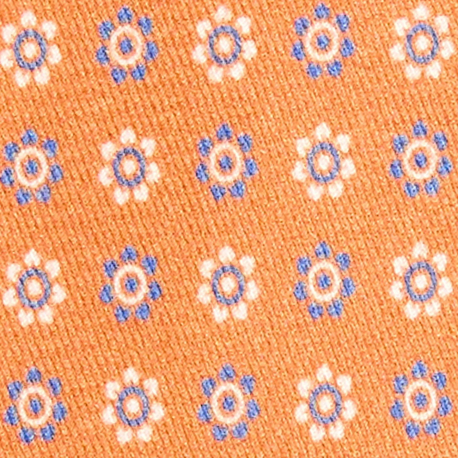 E.Marinella CRAVATTE|CRAVATTA IN SETA E ORANGE FIBER ARANCIONE Collezione orange fiber