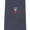 E.Marinella CRAVATTE|Cravatte In Seta Jacquard|CRAVATTA IN SETA JACQUARD BLU Con cornetto sottonodo