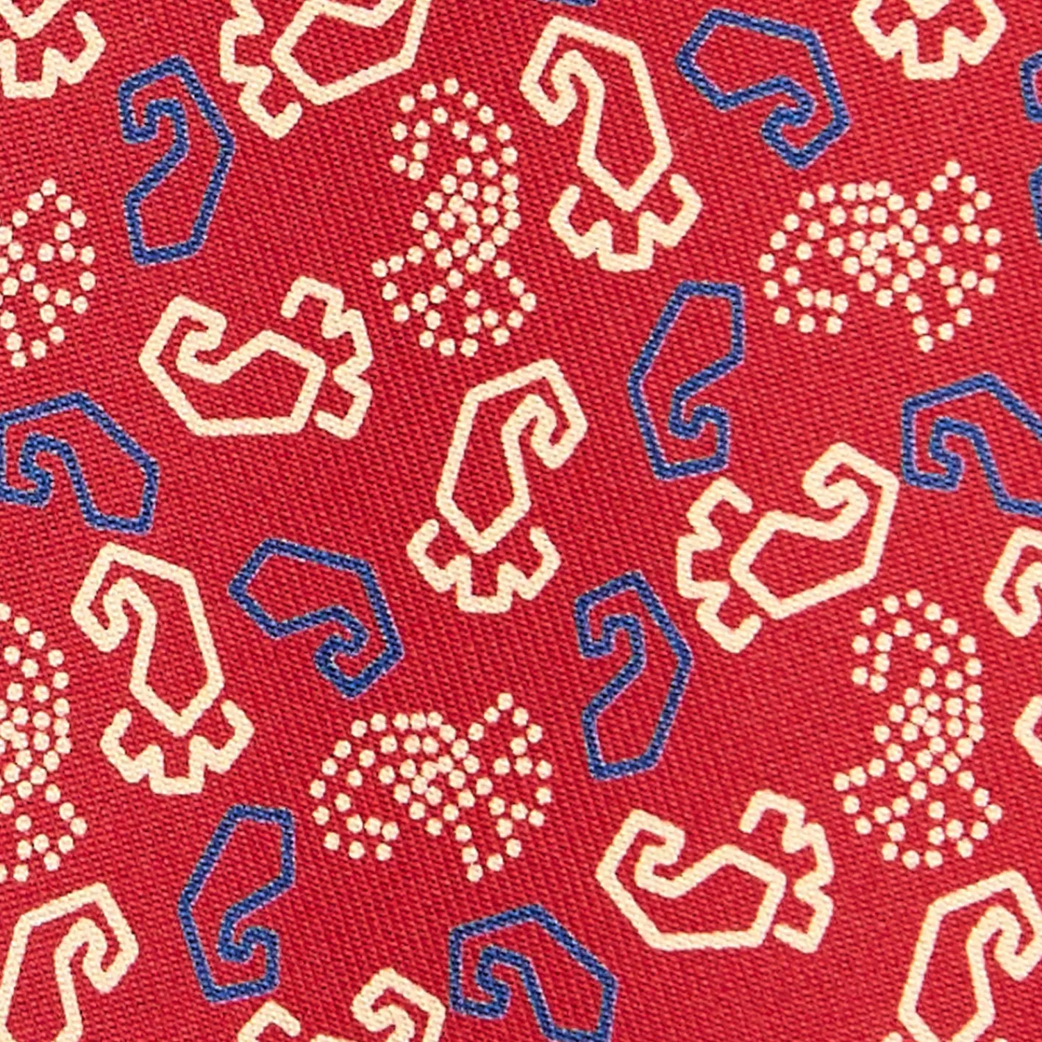 E.Marinella CRAVATTE|Cravatte Collezione Archivio|CRAVATTA IN SETA ROSSA Collezione archivio anno 1977