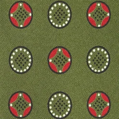 E.Marinella CRAVATTE|Cravatte Collezione Archivio|CRAVATTA IN SETA VERDE OLIVA Collezione archivio anno 1951