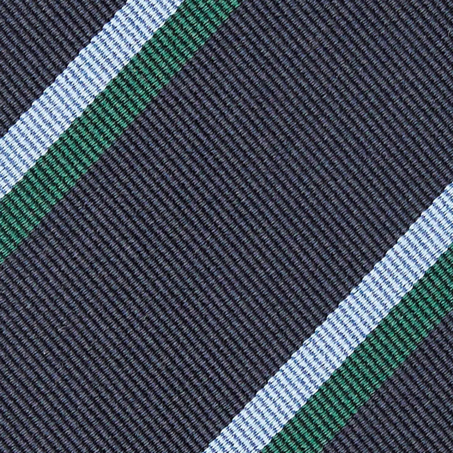 E.Marinella Cravatte Regimental E Rigate|CRAVATTE|CRAVATTA REGIMENTAL IN SETA BLU SCURO Righe azzurre e verdi
