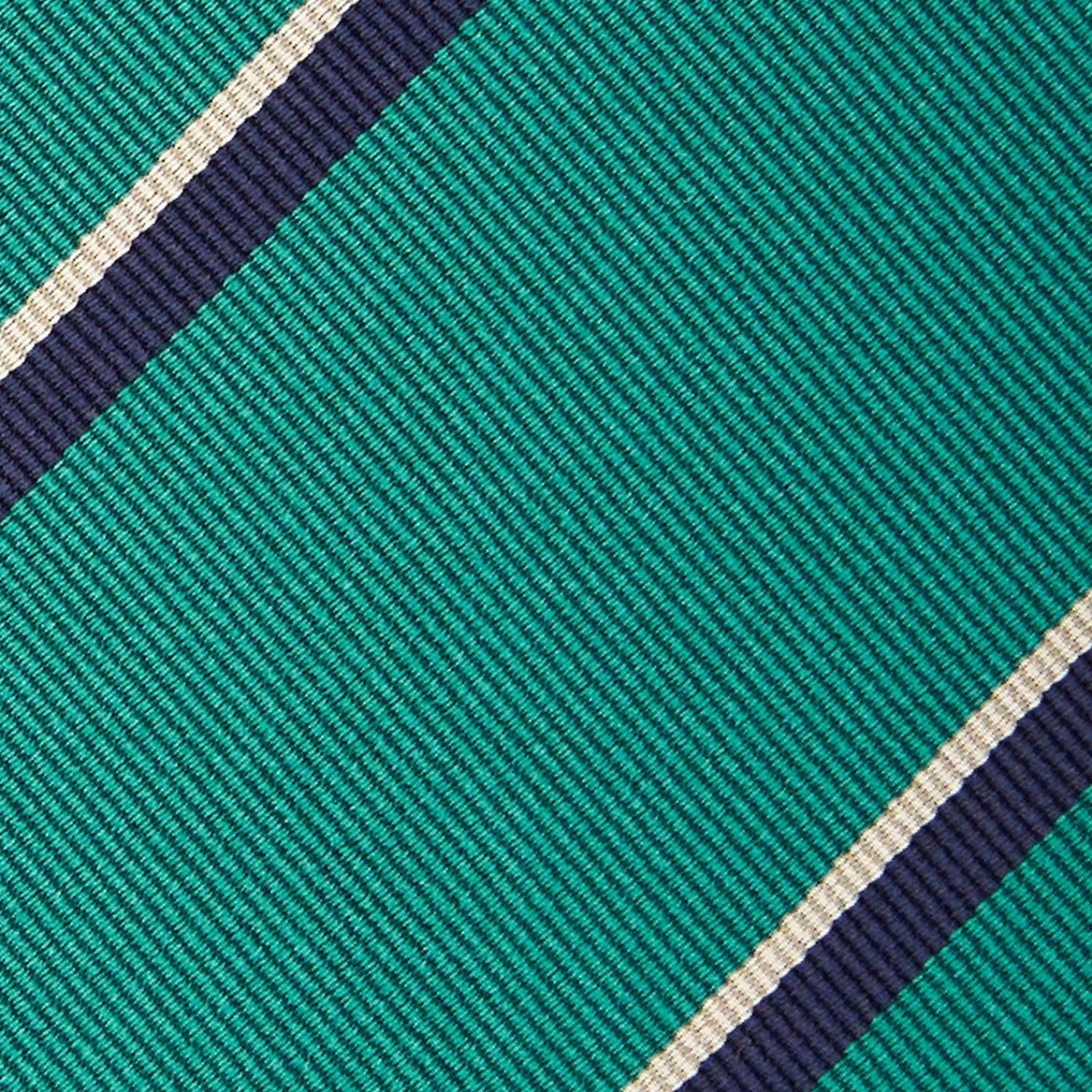 E.Marinella CRAVATTE|Cravatte Regimental E Rigate|CRAVATTA REGIMENTAL IN SETA VERDE SCURO Righe blu