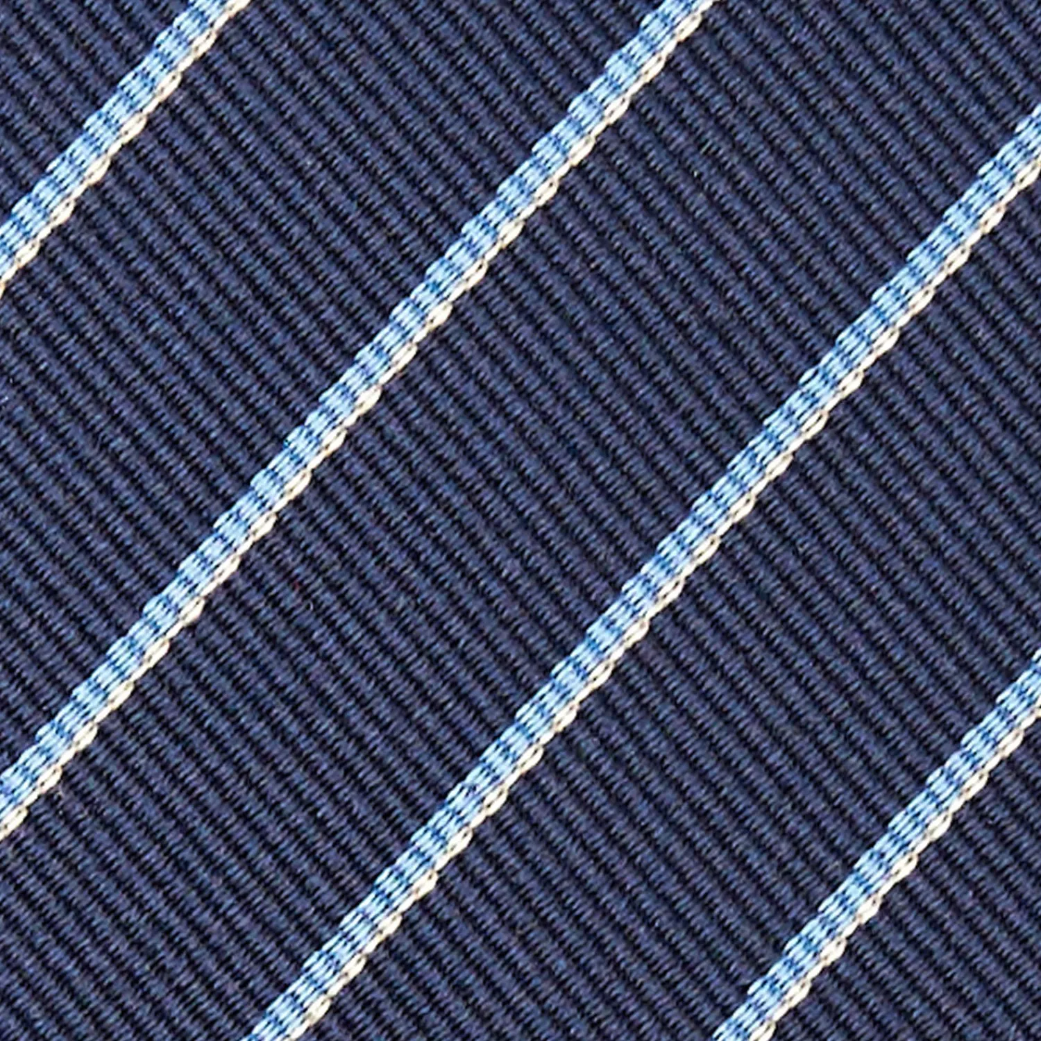 E.Marinella CRAVATTE|Cravatte Regimental E Rigate|CRAVATTA RIGATA IN SETA BLU SCURO Righe azzurre