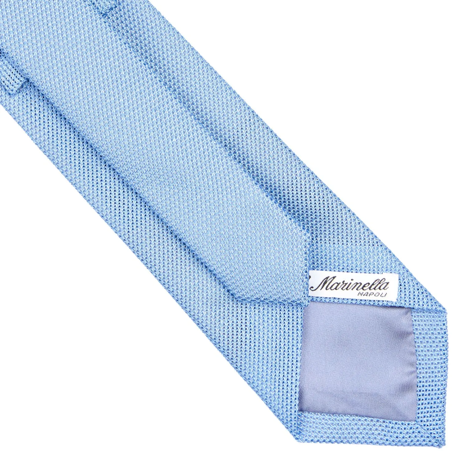 E.Marinella CRAVATTE|Cravatte In Garza E Tricot|CRAVATTA SARTORIALE AZZURRAin garza di seta