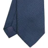 E.Marinella CRAVATTE|Cravatte In Garza E Tricot|CRAVATTA SARTORIALE BLU In garza di seta