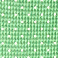E.Marinella CRAVATTE|Cravatte Pois|CRAVATTA SARTORIALE CLASSICA IN SETA VERDE Pois