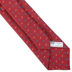 E.Marinella CRAVATTE|Cravatte In Seta Stampata|CRAVATTA SARTORIALE CLASSICA IN SETA BORDEAUX x fitp