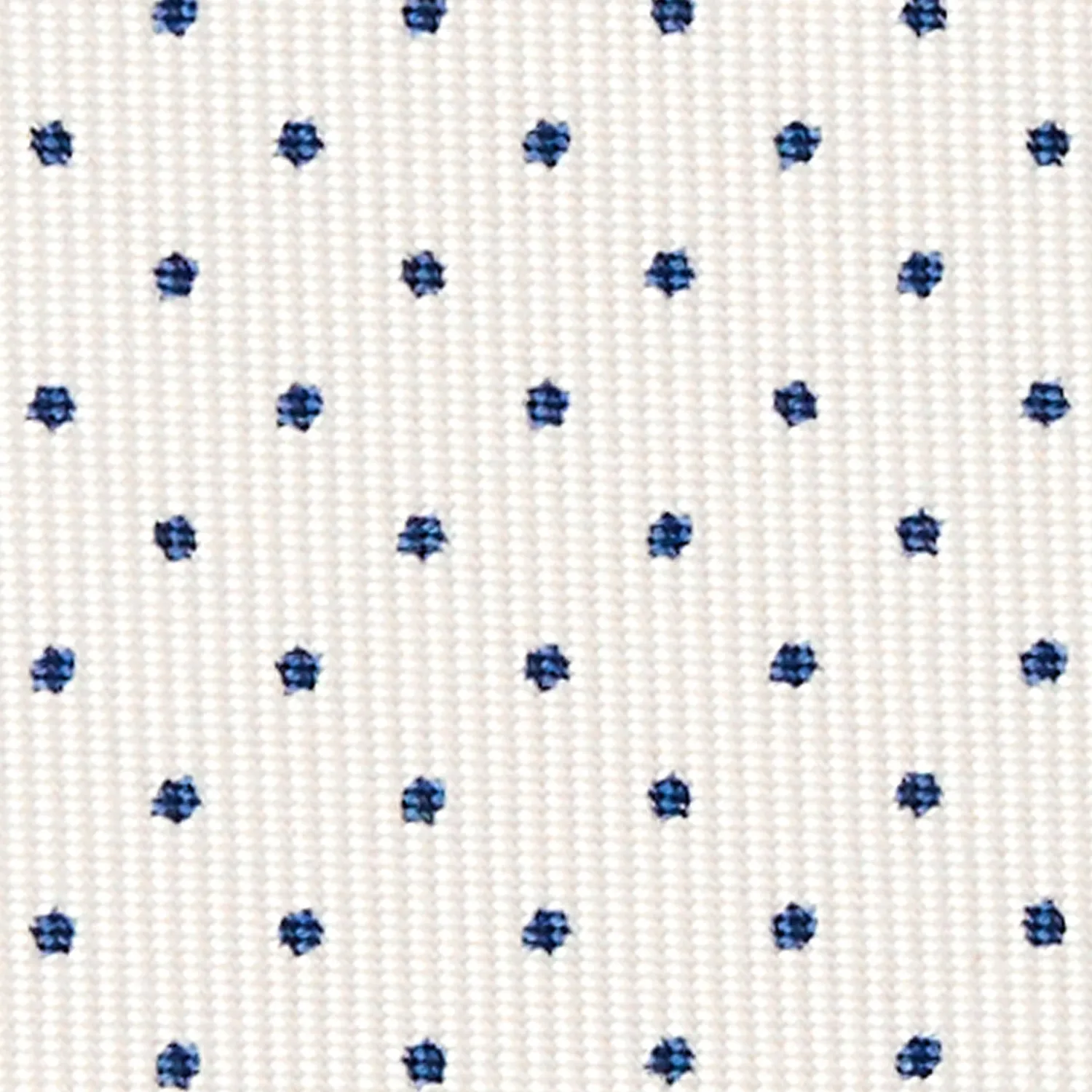 E.Marinella CRAVATTE|Cravatte In Seta Stampata|CRAVATTA SARTORIALE CLASSICA IN SETA BIANCA Pois