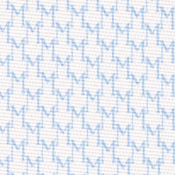 E.Marinella CRAVATTE|Cravatte In Seta Stampata|CRAVATTA SARTORIALE CLASSICA IN SETA BIANCA Microfantasia m geometrica