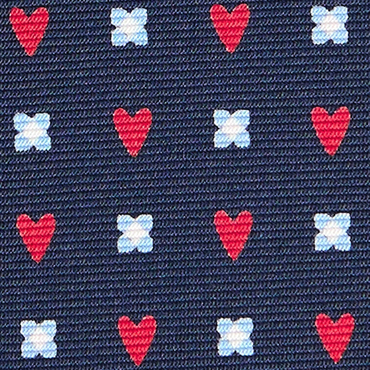 E.Marinella CRAVATTE|Cravatte In Seta Stampata|CRAVATTA SARTORIALE CLASSICA IN SETA BLU SCURO Collezione san valentino