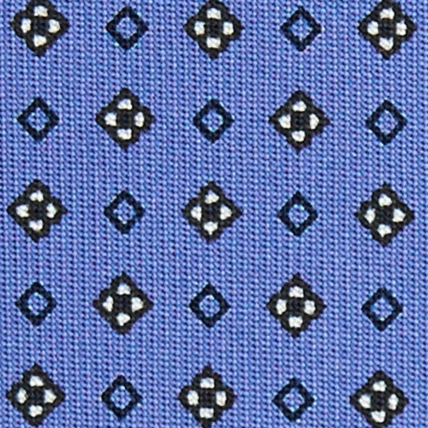 E.Marinella CRAVATTE|Cravatte In Seta Stampata|CRAVATTA SARTORIALE CLASSICA IN SETA AZZURRO POLVERE Microfantasia fiore