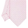 E.Marinella CRAVATTE|Cravatte In Seta Stampata|CRAVATTA SARTORIALE CLASSICA IN SETA ROSA Microfantasia fiore