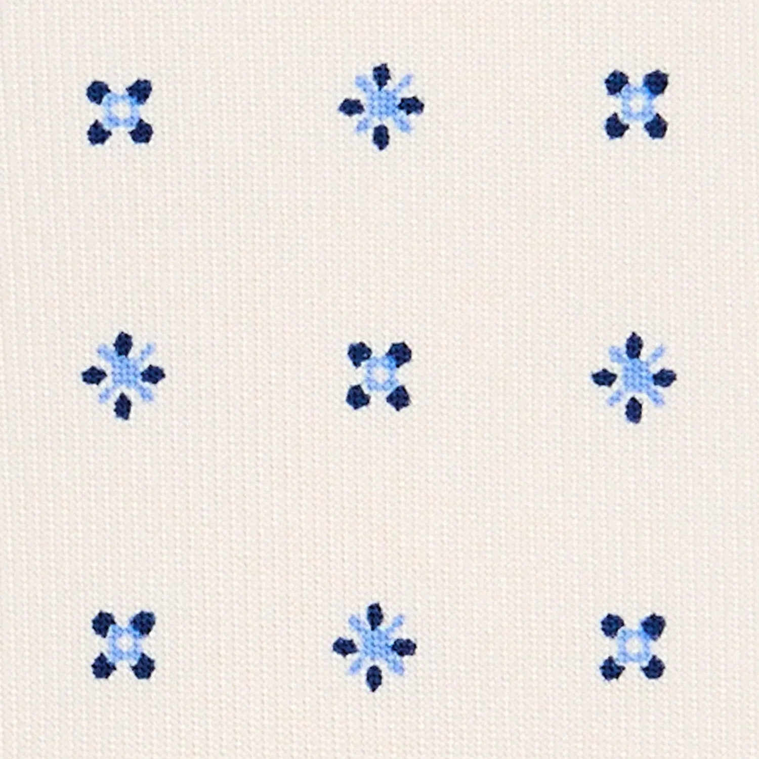 E.Marinella CRAVATTE|Cravatte In Seta Stampata|CRAVATTA SARTORIALE CLASSICA IN SETA BIANCA Microfantasia fiore