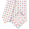 E.Marinella CRAVATTE|Cravatte In Seta Stampata|CRAVATTA SARTORIALE CLASSICA IN SETA BIANCA Collezione san valentino