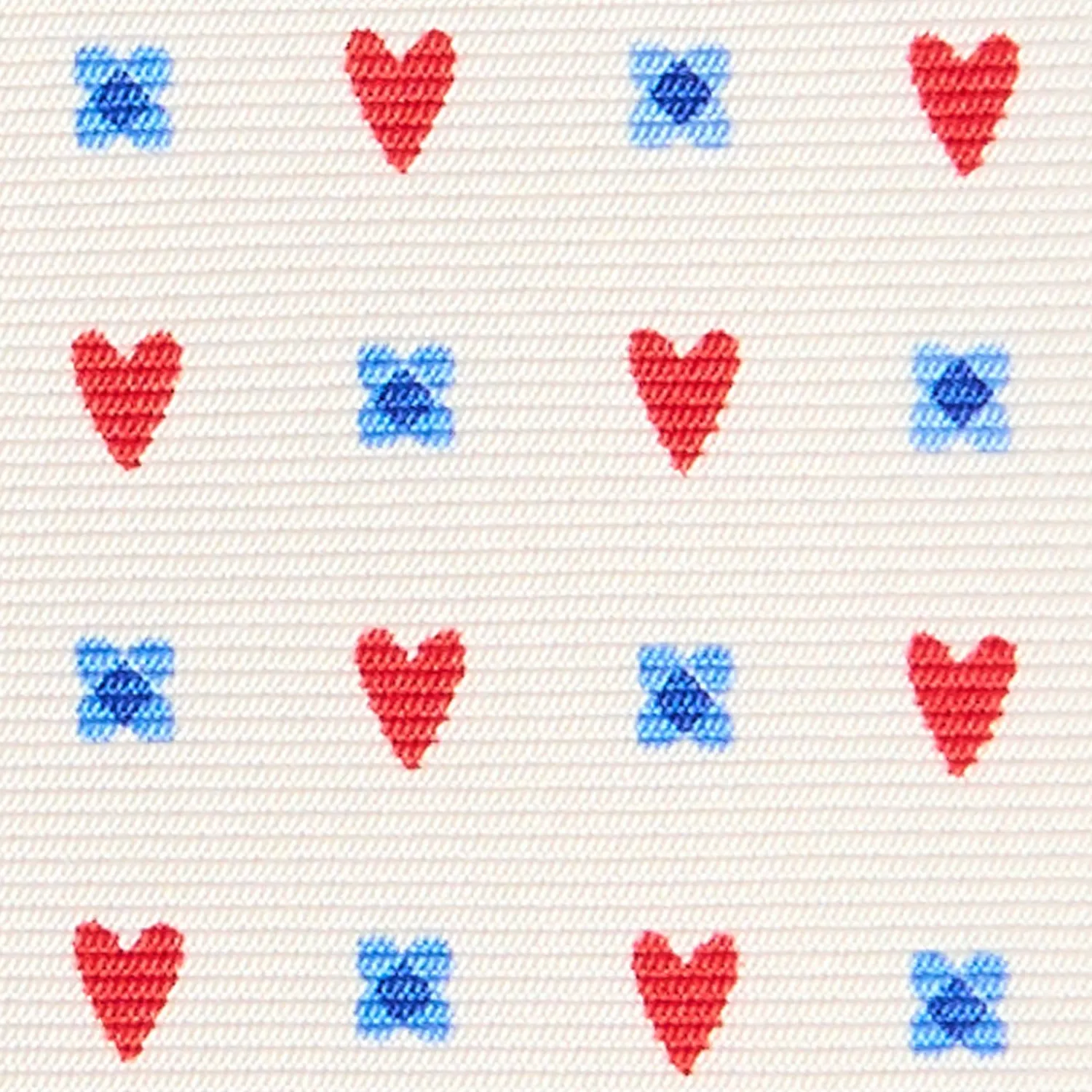 E.Marinella CRAVATTE|Cravatte In Seta Stampata|CRAVATTA SARTORIALE CLASSICA IN SETA BIANCA Collezione san valentino