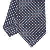 E.Marinella CRAVATTE|Cravatte In Seta Stampata|CRAVATTA SARTORIALE CLASSICA IN SETA BLU SCURO Microfantasia
