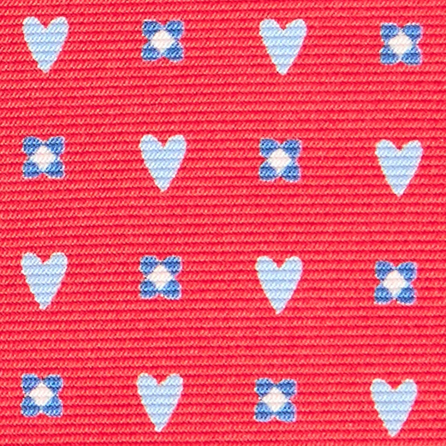 E.Marinella CRAVATTE|Cravatte In Seta Stampata|CRAVATTA SARTORIALE CLASSICA IN SETA ROSSA Collezione san valentino