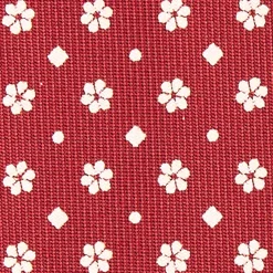 E.Marinella CRAVATTE|Cravatte In Seta Stampata|CRAVATTA SARTORIALE CLASSICA IN SETA BORDEAUX Microfantasia fiore