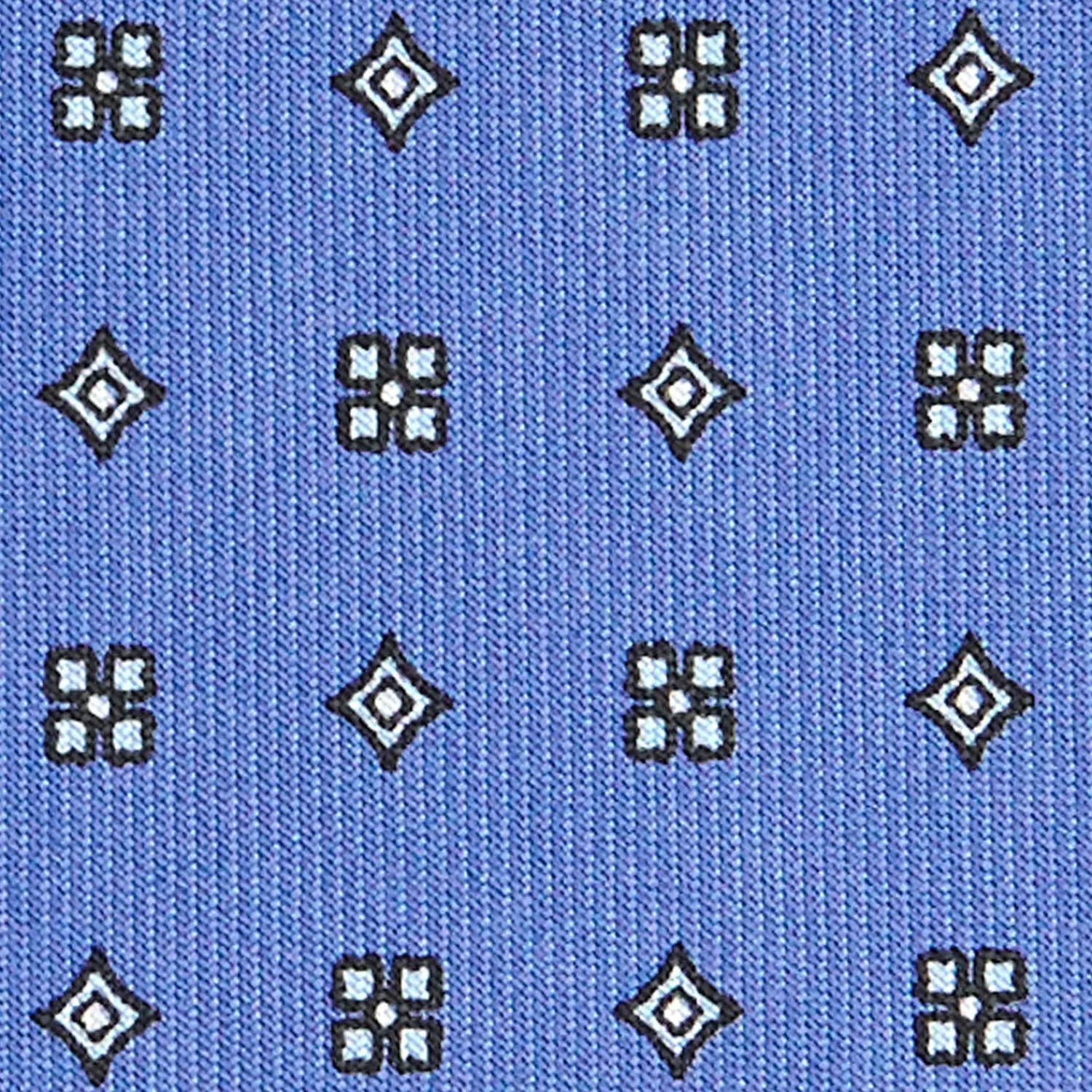 E.Marinella CRAVATTE|Cravatte In Seta Stampata|CRAVATTA SARTORIALE CLASSICA IN SETA AZZURRO POLVERE Microfantasia fiore