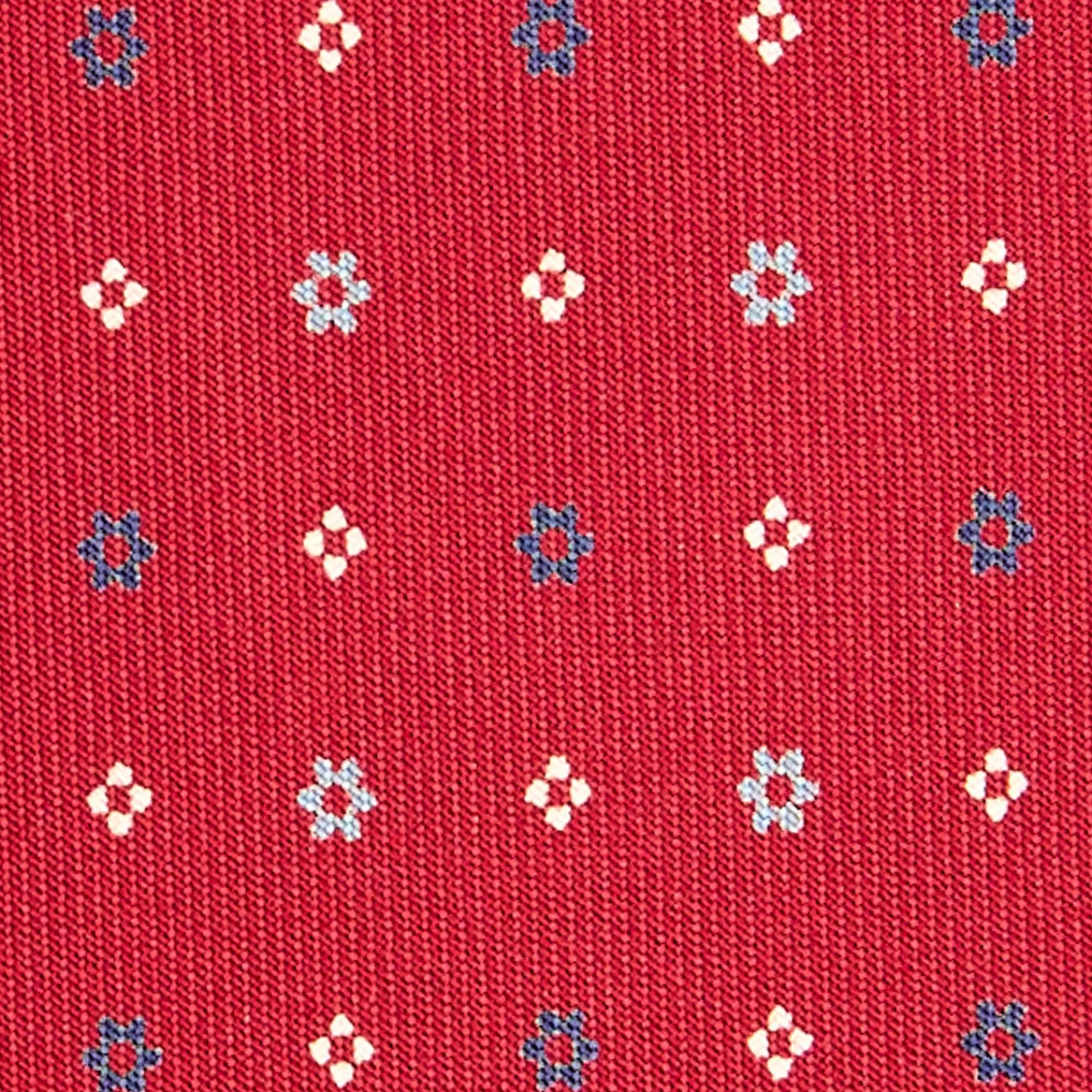 E.Marinella Cravatte In Seta Stampata|CRAVATTE|CRAVATTA SARTORIALE CLASSICA IN SETA BORDEAUX Microfantasia fiore