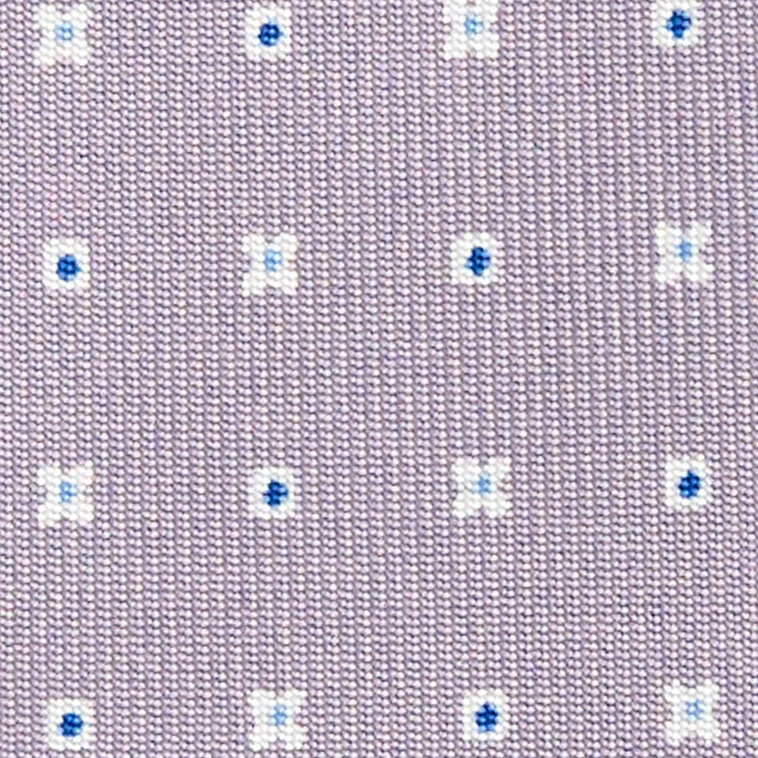 E.Marinella CRAVATTE|Cravatte In Seta Stampata|CRAVATTA SARTORIALE CLASSICA IN SETA GRIGIO CHIARO Microfantasia fiore