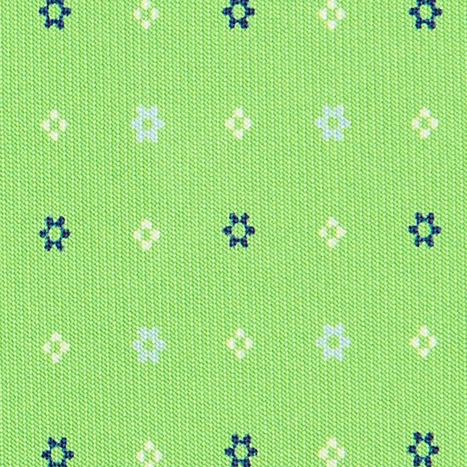 E.Marinella CRAVATTE|Cravatte In Seta Stampata|CRAVATTA SARTORIALE CLASSICA IN SETA VERDE CHIARO Microfantasia fiore