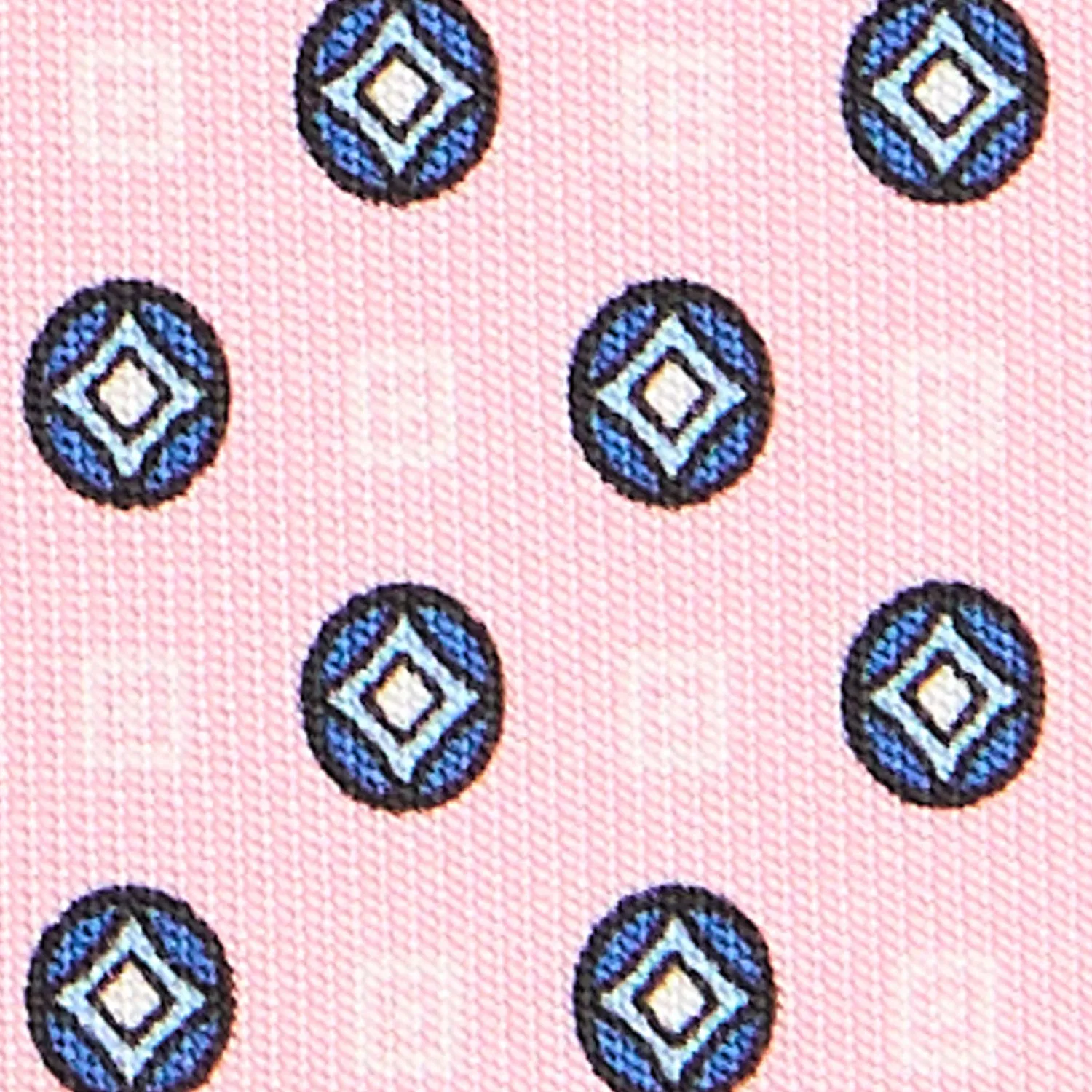 E.Marinella CRAVATTE|Cravatte In Seta Stampata|CRAVATTA SARTORIALE CLASSICA IN SETA ROSA Microfantasia fiore