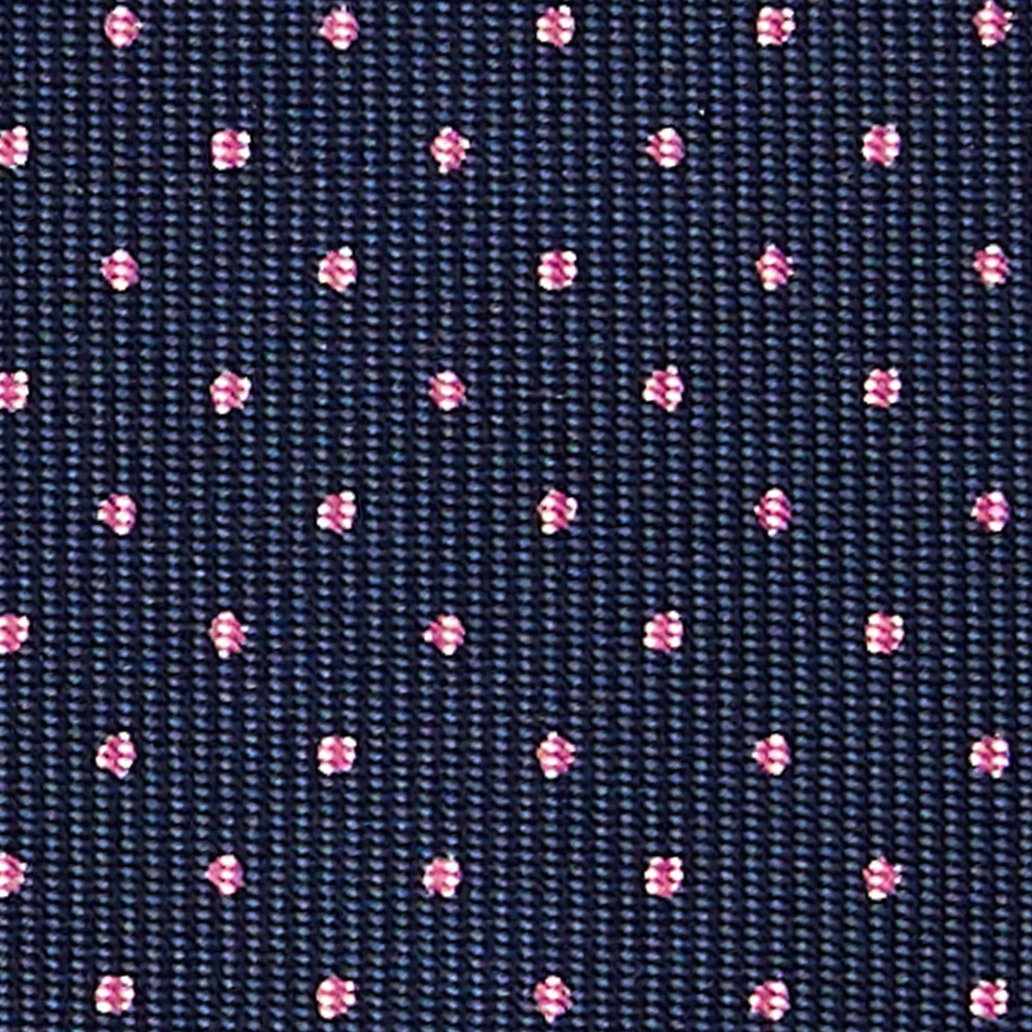 E.Marinella CRAVATTE|Cravatte In Seta Stampata|CRAVATTA SARTORIALE CLASSICA IN SETA BLU SCURO Pois