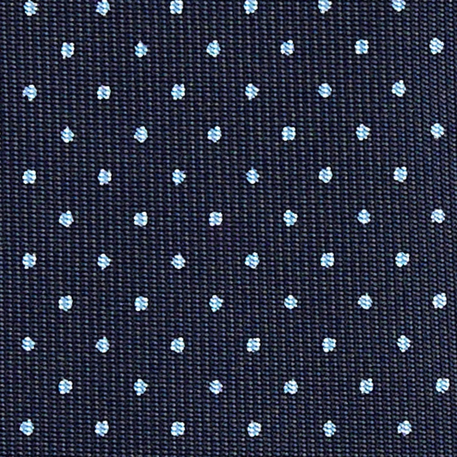E.Marinella CRAVATTE|Cravatte In Seta Stampata|CRAVATTA SARTORIALE CLASSICA IN SETA BLU SCURO Pois