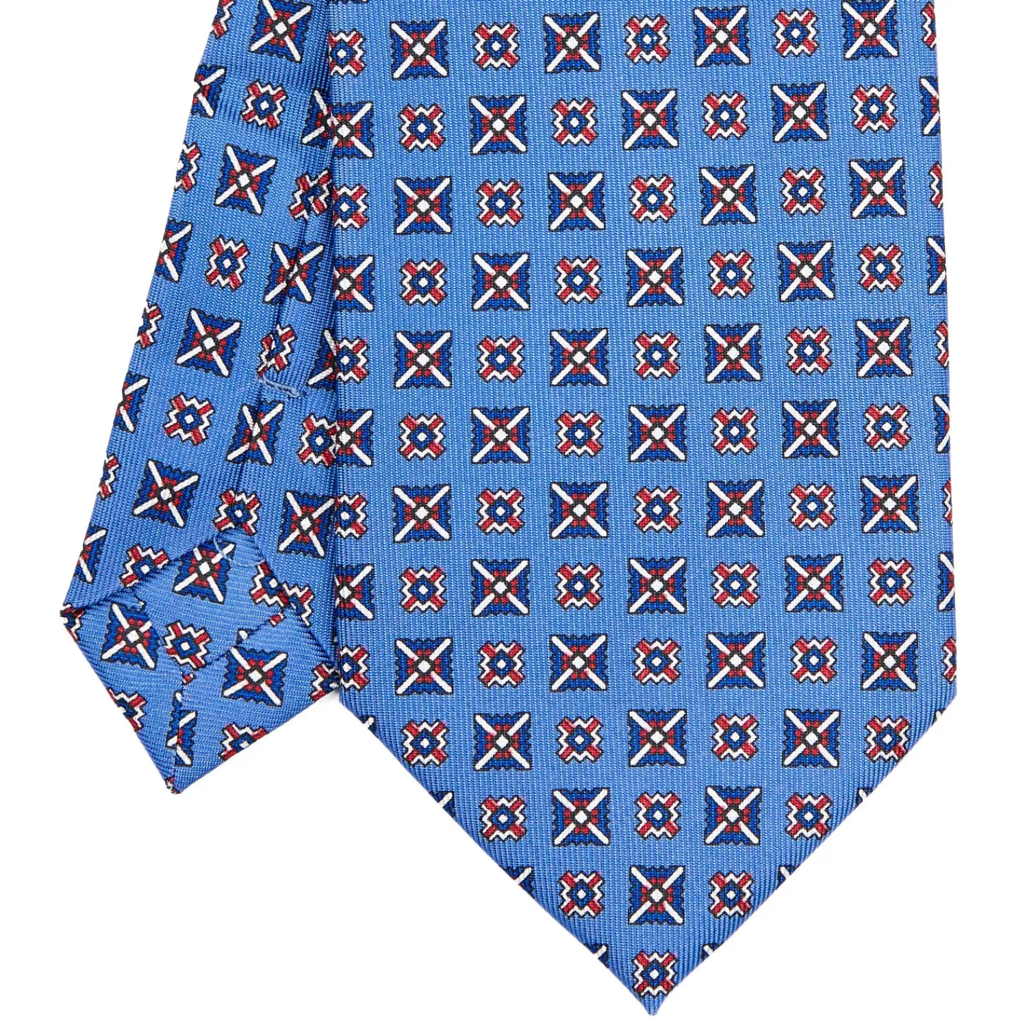 E.Marinella CRAVATTE|Cravatte Extra Long|CRAVATTA SARTORIALE EXTRA LONG IN SETA AZZURRO POLVERE Collezione heritage
