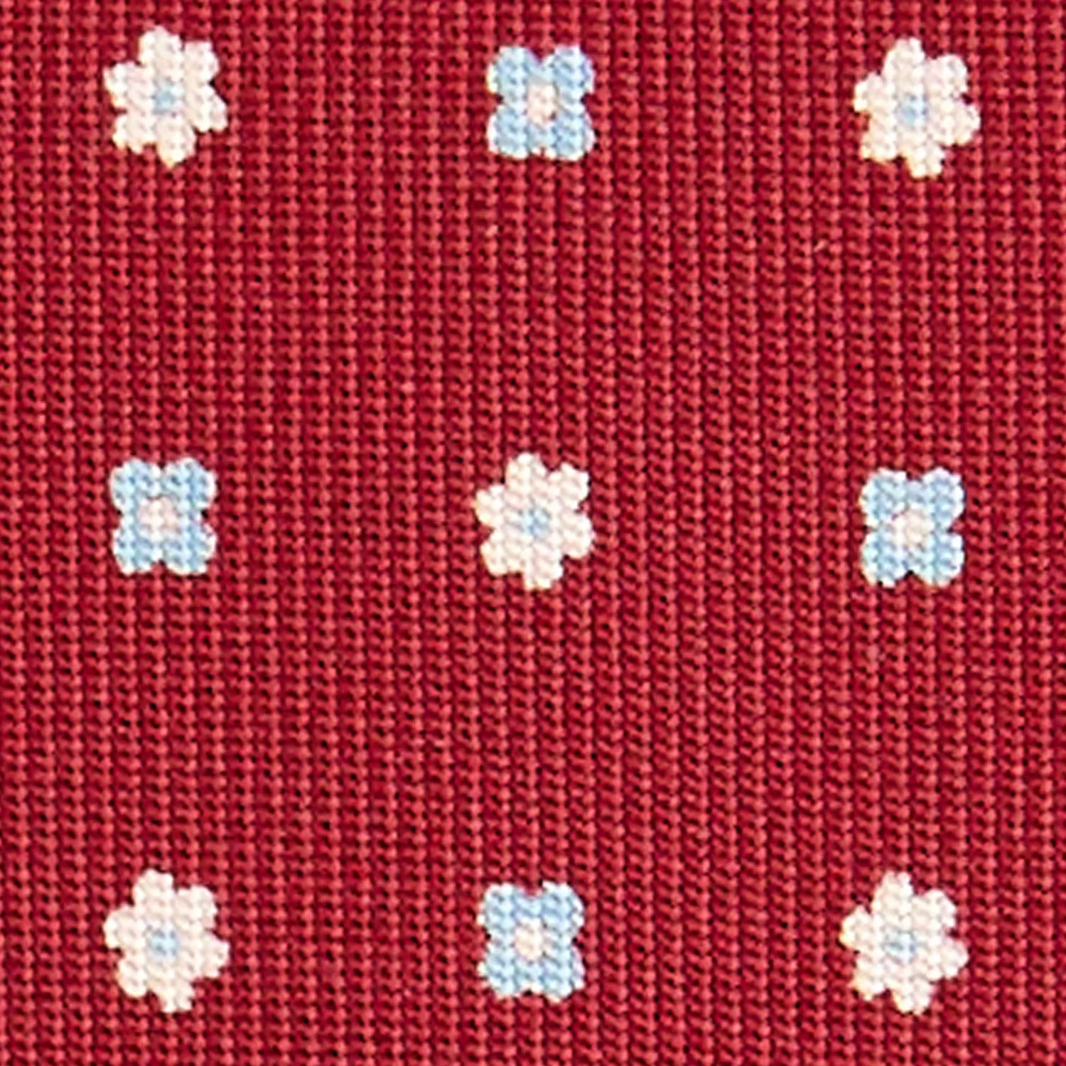 E.Marinella CRAVATTE|Cravatte Extra Long|CRAVATTA SARTORIALE EXTRA LONG IN SETA BORDEAUX Microfantasia fiore
