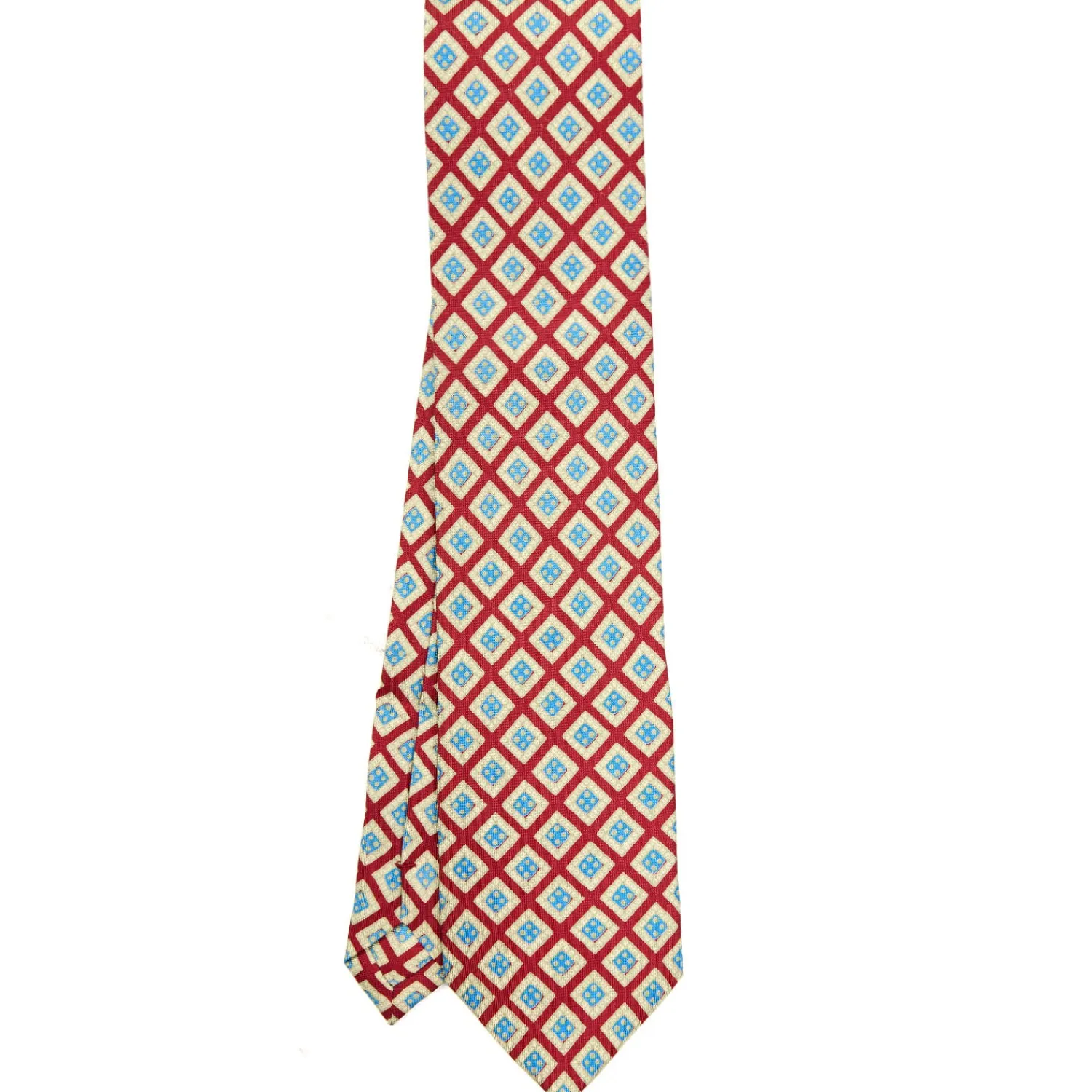 E.Marinella CRAVATTE|Cravatte Extra Long|CRAVATTA SARTORIALE EXTRA LONG IN SETA ROSSA Collezione heritage