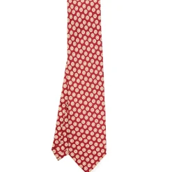 E.Marinella CRAVATTE|Cravatte Extra Long|CRAVATTA SARTORIALE EXTRA LONG IN SETA BORDEAUX Collezione heritage