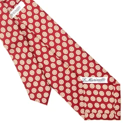 E.Marinella CRAVATTE|Cravatte Extra Long|CRAVATTA SARTORIALE EXTRA LONG IN SETA BORDEAUX Collezione heritage
