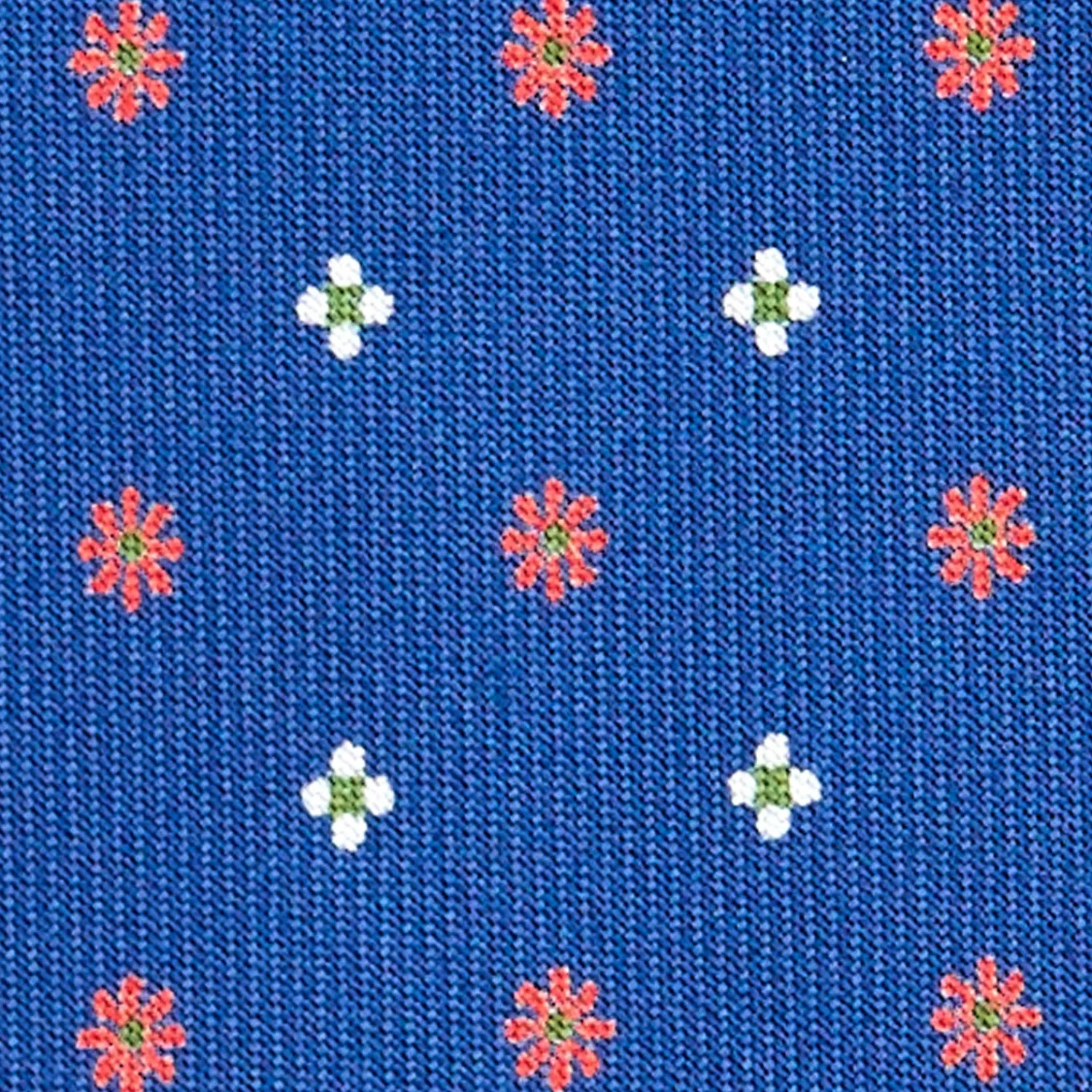 E.Marinella CRAVATTE|Cravatte Extra Long|CRAVATTA SARTORIALE EXTRA LONG IN SETA BLUMicrofantasia fiore