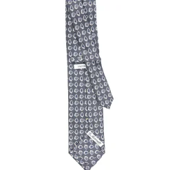 E.Marinella CRAVATTE|Cravatte Extra Long|CRAVATTA SARTORIALE EXTRA LONG IN SETA GRIGIO SCURO Collezione heritage