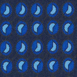 E.Marinella CRAVATTE|Cravatte Extra Long|CRAVATTA SARTORIALE EXTRA LONG IN SETA BLU SCURO Collezione heritage