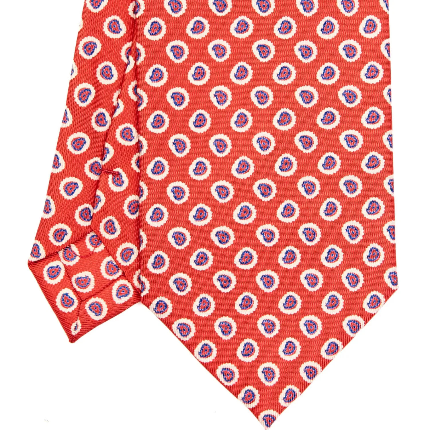 E.Marinella CRAVATTE|Cravatte Extra Long|CRAVATTA SARTORIALE EXTRA LONG IN SETA ROSSA Collezione heritage