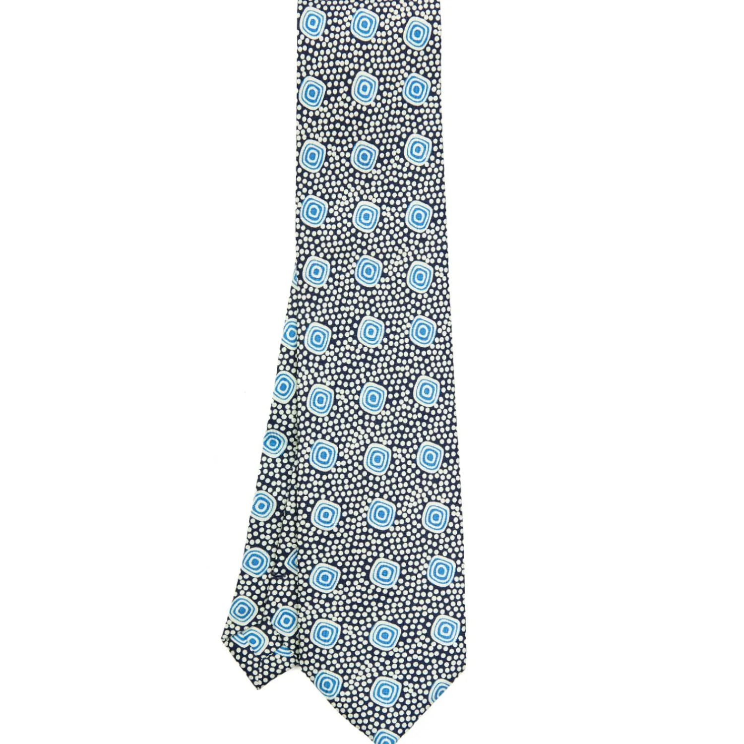 E.Marinella CRAVATTE|Cravatte Extra Long|CRAVATTA SARTORIALE EXTRA LONG IN SETA BLU SCURO Collezione heritage