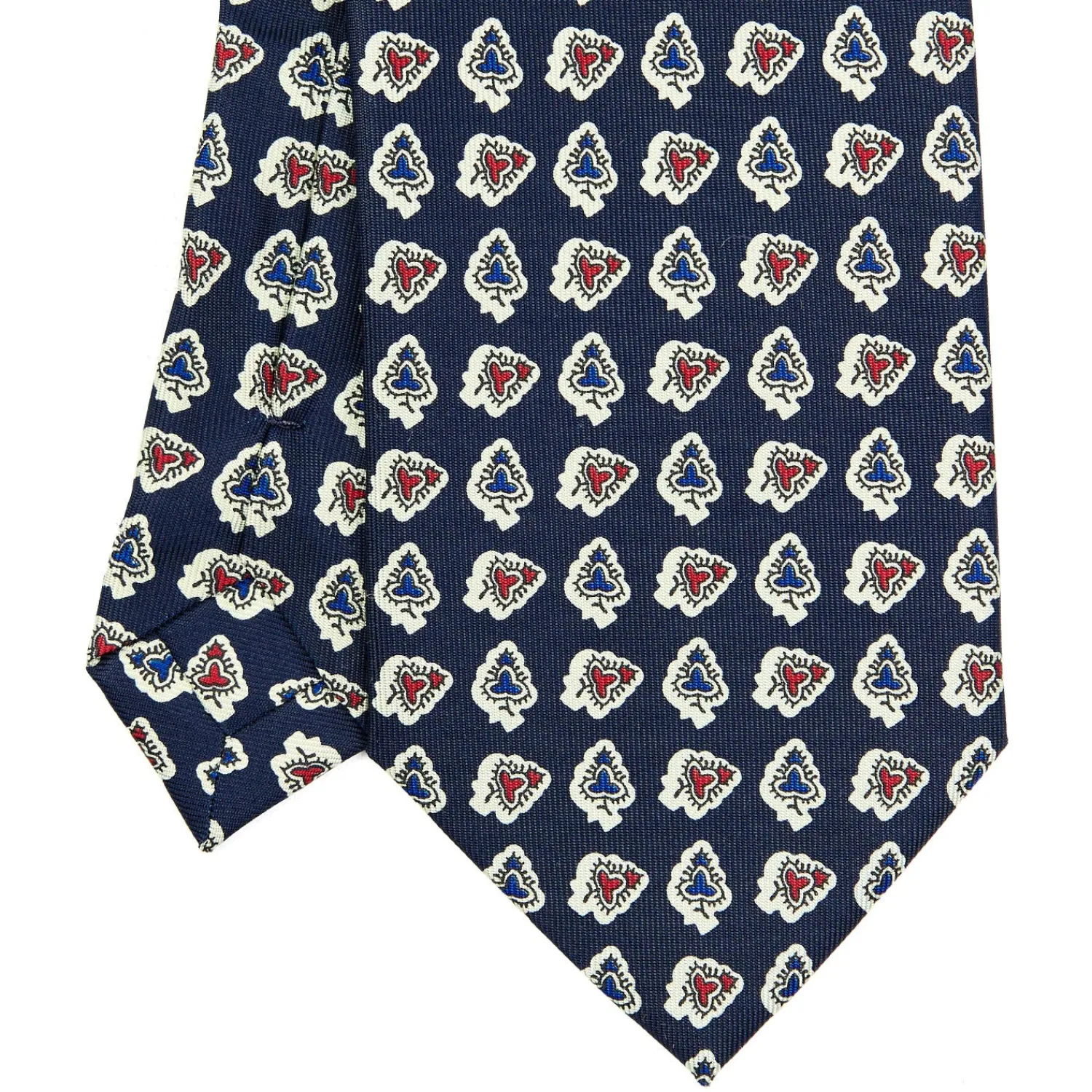 E.Marinella CRAVATTE|Cravatte Extra Long|CRAVATTA SARTORIALE EXTRA LONG IN SETA BLU SCURO Collezione heritage